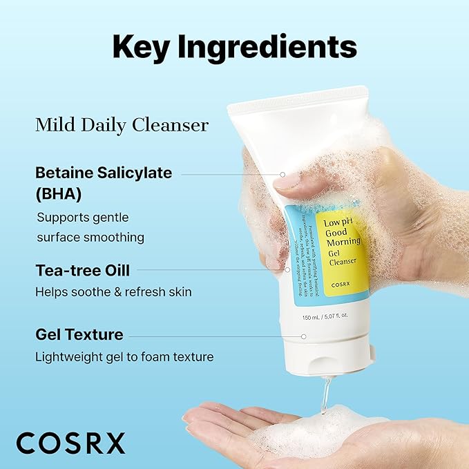 COSRX Low pH Good Morning Gel Cleanser