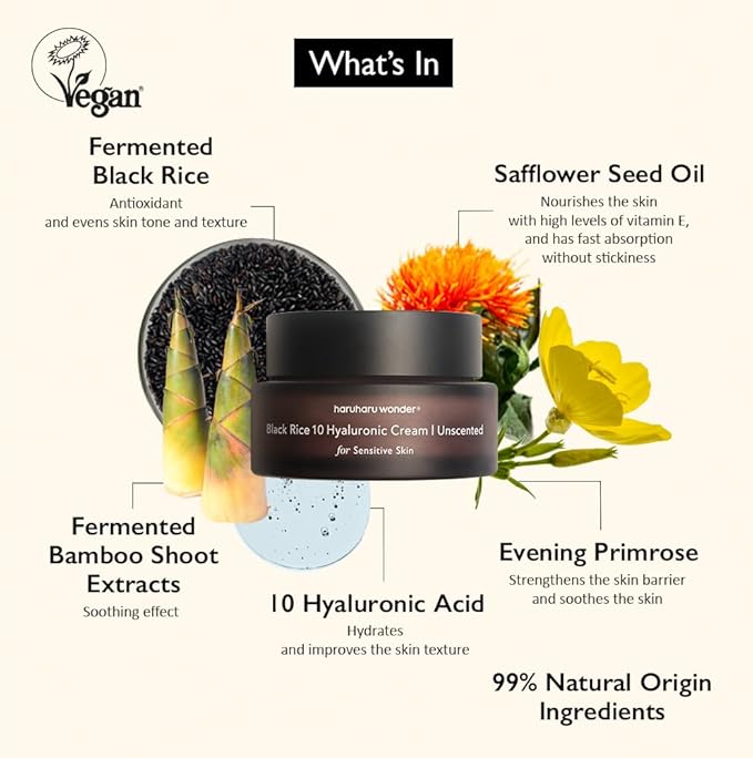 Haruharu Wonder Black Rice Hyaluronic Cream