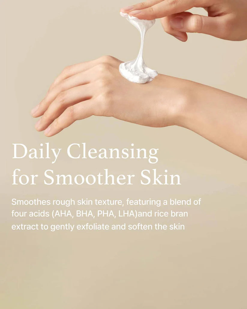 texture of I’m From Rice Whip Facial Cleanser