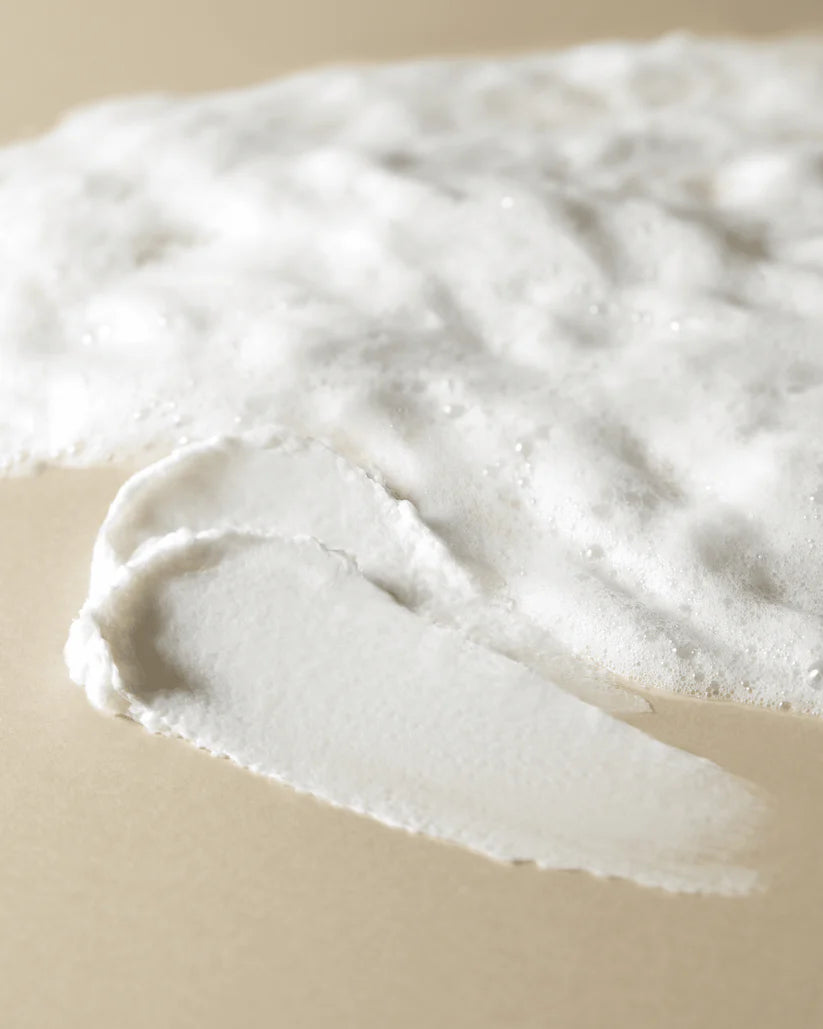 I’m From Rice Whip Facial Cleanser white foam