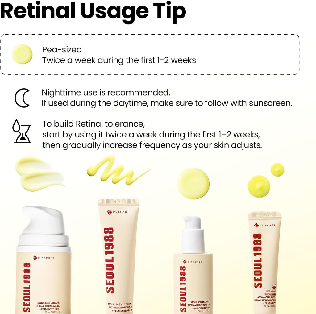 K-Secret Seoul 1988 Serum: Retinal Liposome 2% + Black Ginseng