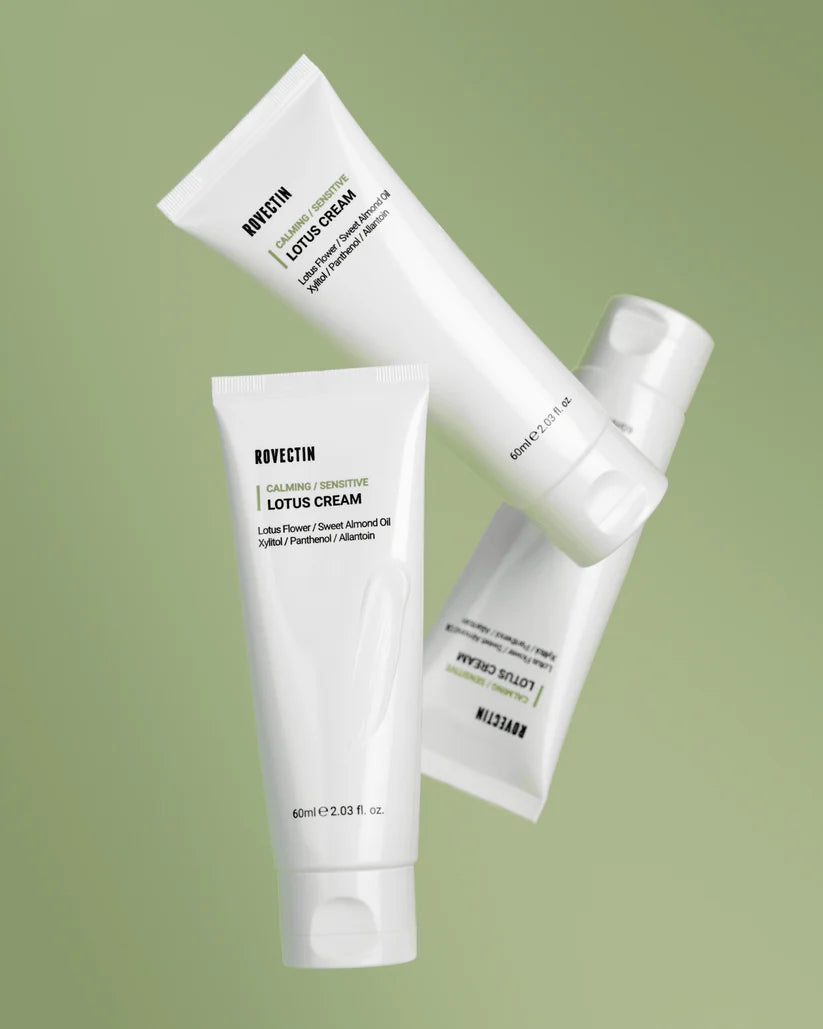 Three tubes of Rovectin Calming Lotus Cream